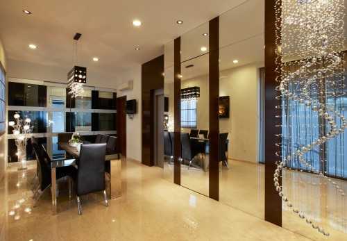 Contemporary Dining Room at Penaga Place