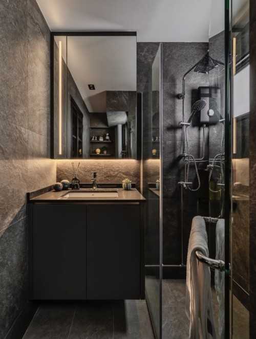 Contemporary Bathroom at 773 Bedok Reservoir View