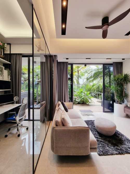 Modern Living Room at Alana