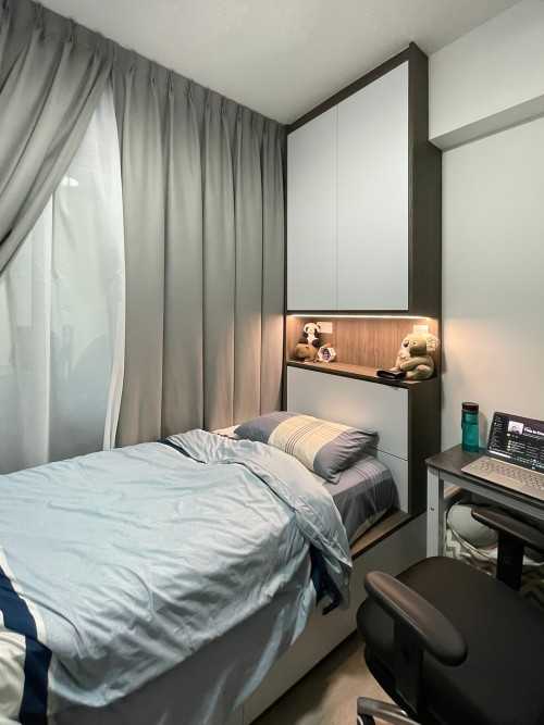 Scandinavian Bedroom at Forest Woods Residences