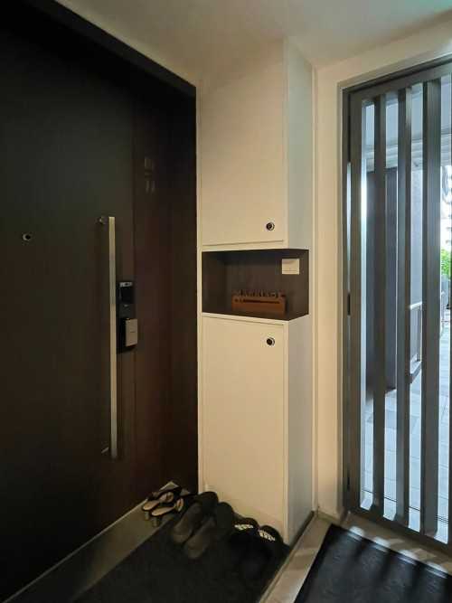 Scandinavian Foyer at Forest Woods Residences