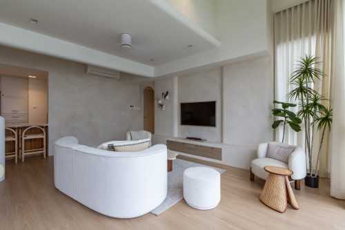 Minimalist Living Room at Jurong West Central 3