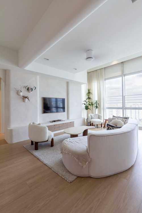 Minimalist Living Room at Jurong West Central 3