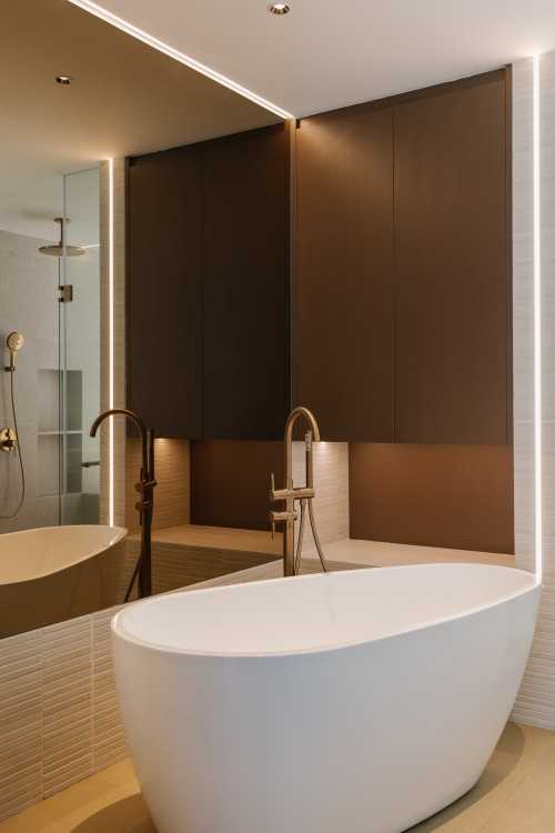 Contemporary Bathroom at St. Thomas Suites