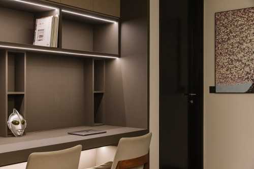 Contemporary Home Office at St. Thomas Suites