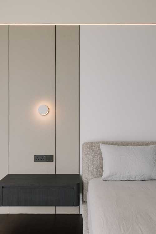 Contemporary Bedroom at St. Thomas Suites
