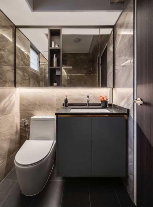 Modern Bathroom at 216A Compassvale Dr