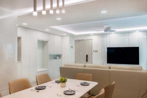 Modern Dining Room at 101C Punggol Field