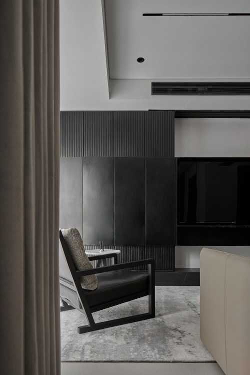 Contemporary Living Room at Condo @ Orchard