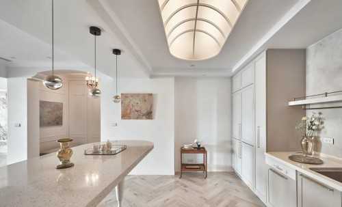 Contemporary Kitchen at Condo @ River Valley