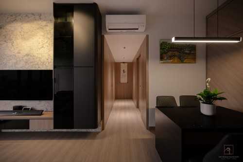Contemporary Living Room at 543 Dunman Road (Questa Condo)