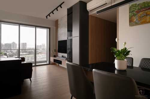 Contemporary Living Room at 543 Dunman Road (Questa Condo)