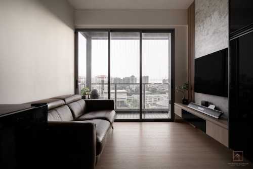 Contemporary Living Room at 543 Dunman Road (Questa Condo)