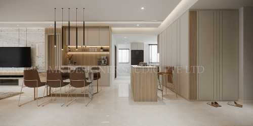 Contemporary Living Room at bukit batok The madeira