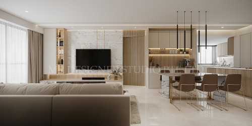 Contemporary Living Room at bukit batok The madeira