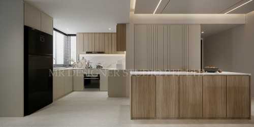 Contemporary Kitchen at bukit batok The madeira