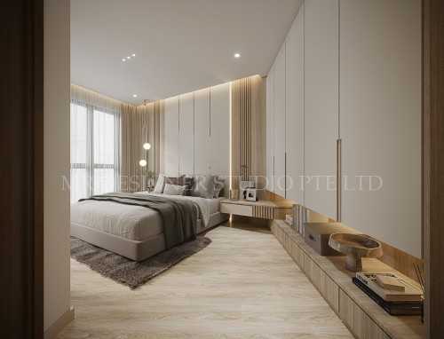 Contemporary Bedroom at bukit batok The madeira