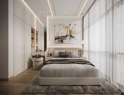Contemporary Bedroom at Piermont grand 4