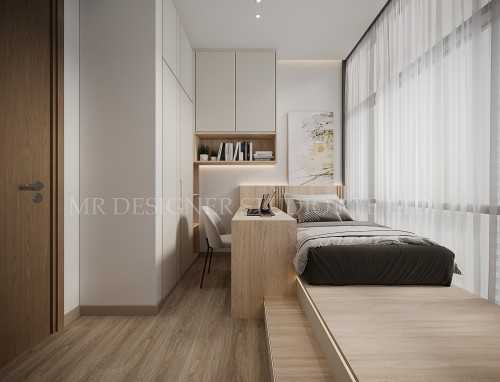 Contemporary Bedroom at Piermont grand 4
