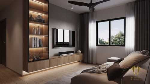 Contemporary Living Room at 524 pasir ris