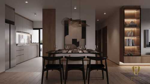 Contemporary Living Room at 524 pasir ris