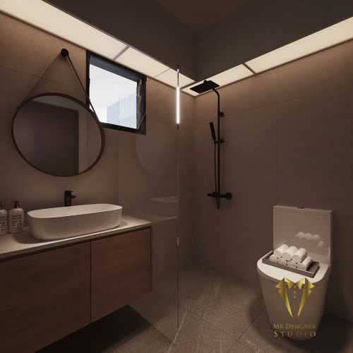 Contemporary Bathroom at 524 pasir ris
