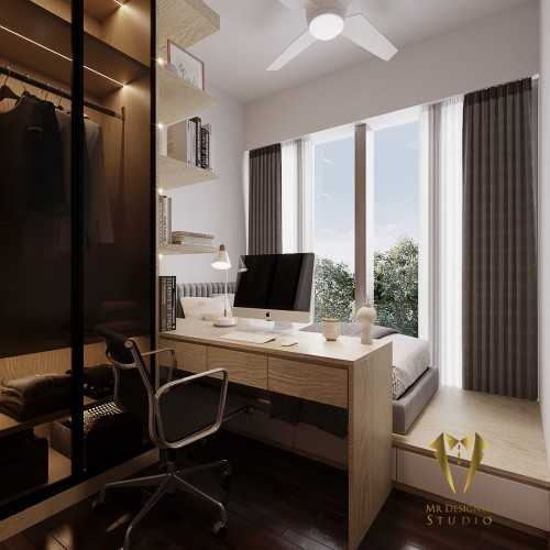 Scandinavian Bedroom at Bartley residence