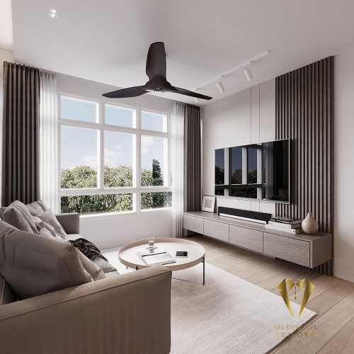 Contemporary Living Room at 303A punggol central