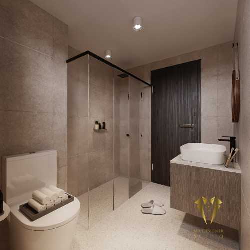 Contemporary Bathroom at 303A punggol central