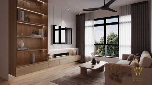 Scandinavian Living Room at 37a eunos road