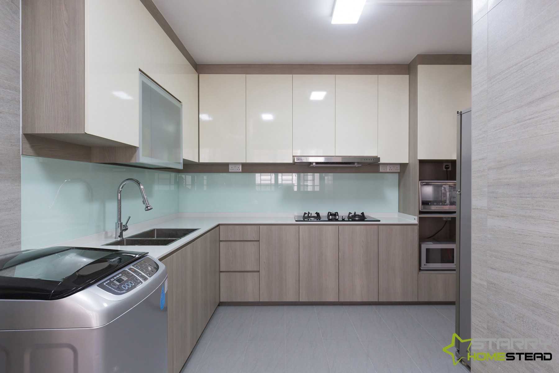 Scandinavian Kitchen with Kitchen Accessories and Kitchen Cabinets