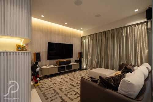 Modern Living Room at Woodleigh | Alkaff Oasis