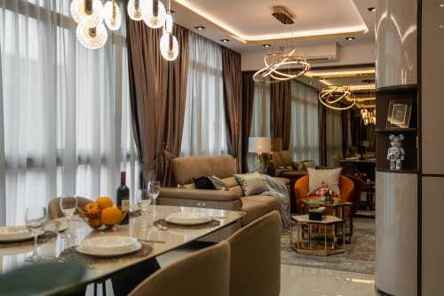 Modern Living Room at Yishun | Symphony Suite
