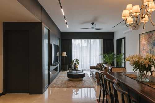 Modern Living Room at Aspen Heights
