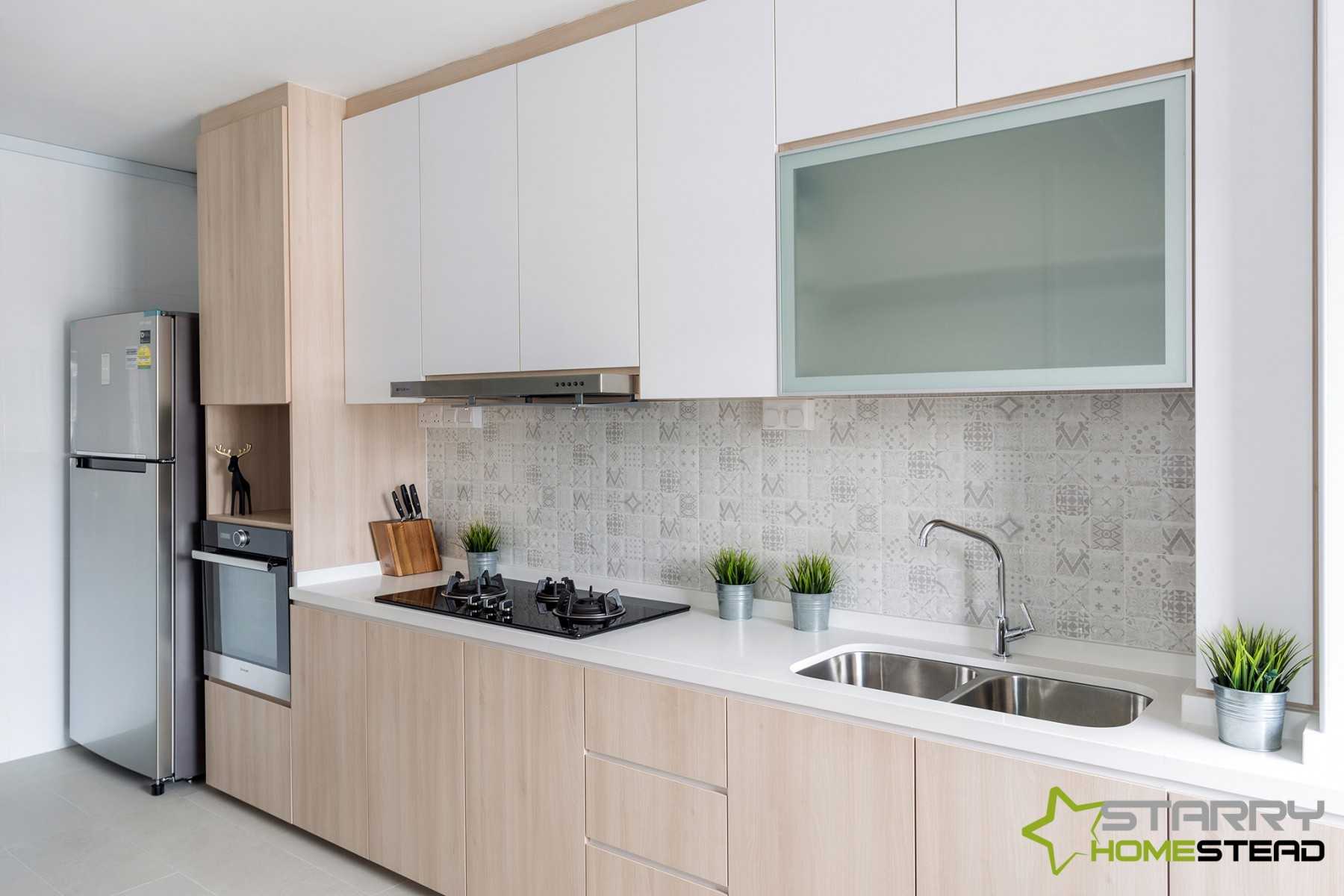 Modern Kitchen with Kitchen Accessories and Kitchen Cabinets