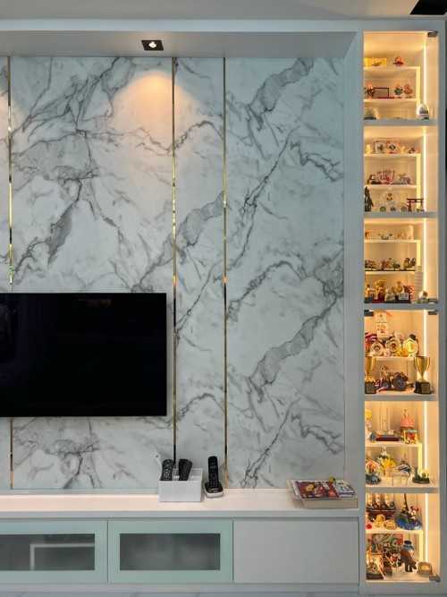 Modern Living Room at The Amore