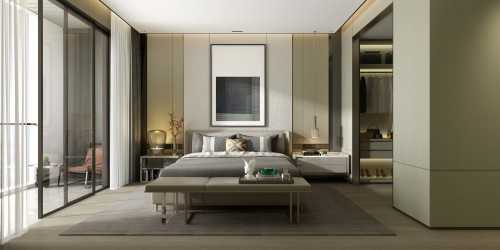 Contemporary Bedroom at Binjai Park