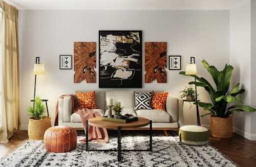 Eclectic Living Room at Eastcrown @ Canberra
