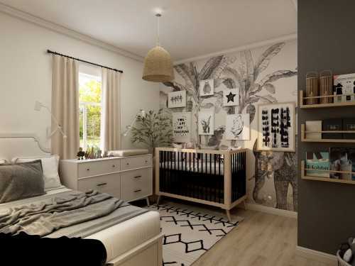 Contemporary Bedroom at Springleaf Avenue