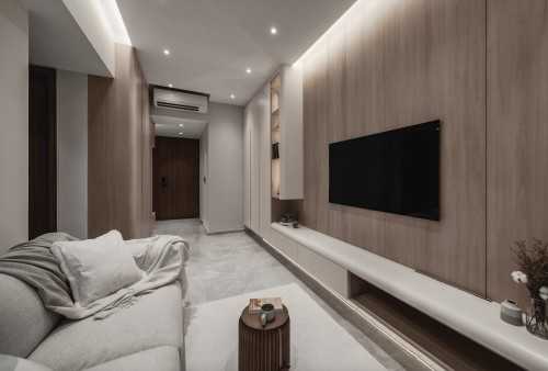 Scandinavian Living Room at 23 Stirling