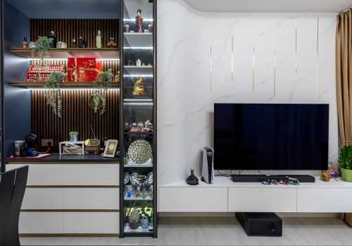 Modern Living Room at Punggol Central