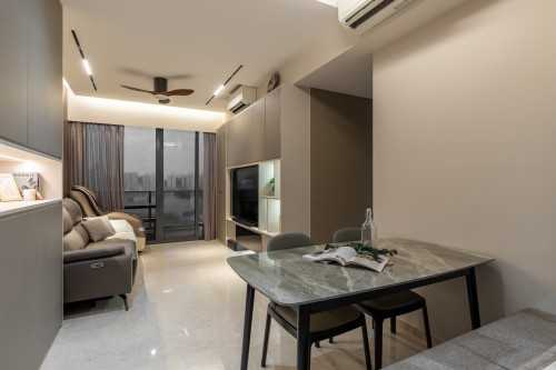 Modern Living Room at Stirling Residences