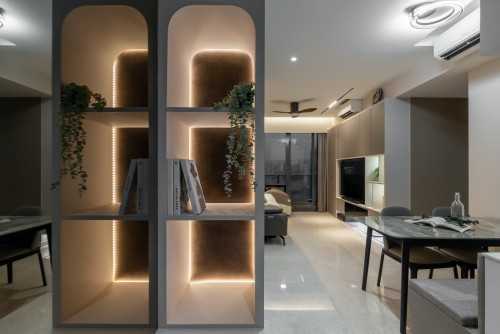 Modern Entryway at Stirling Residences
