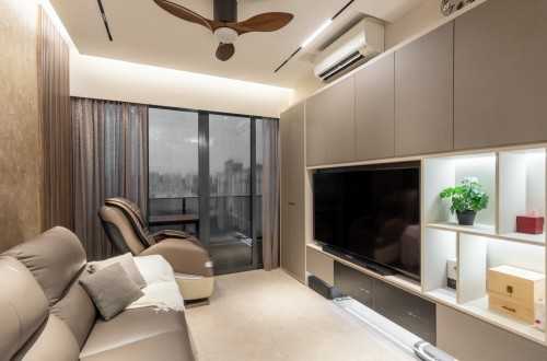 Modern Living Room at Stirling Residences