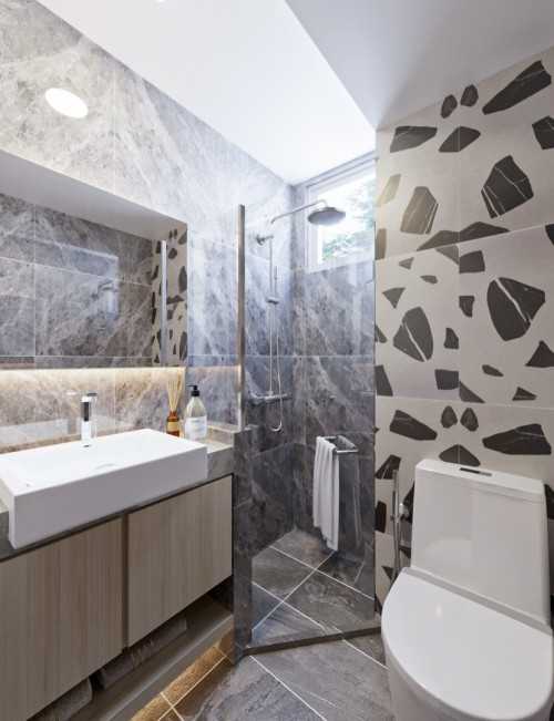 Contemporary Bathroom at Tanahmerah Crest