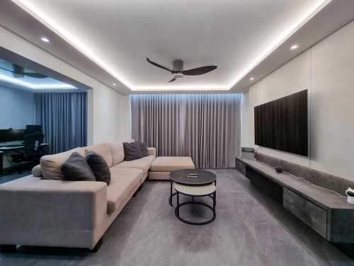 Modern Living Room at Woodlands