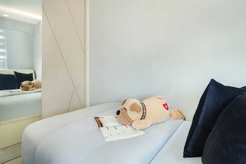 Minimalist Bedroom at St George Towers