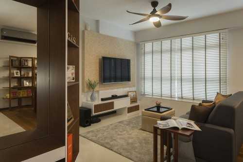 Contemporary Living Room at St George Towers