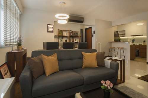 Contemporary Living Room at St George Towers