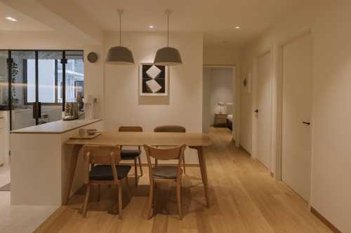 Modern Dining Room at 113A Alkaff Crescent